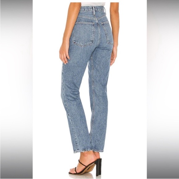 Agolde 90'S PINCH WAIST HIGH RISE STRAIGHT a154-1206 Size 29 Lightly Distressed - Picture 2 of 13